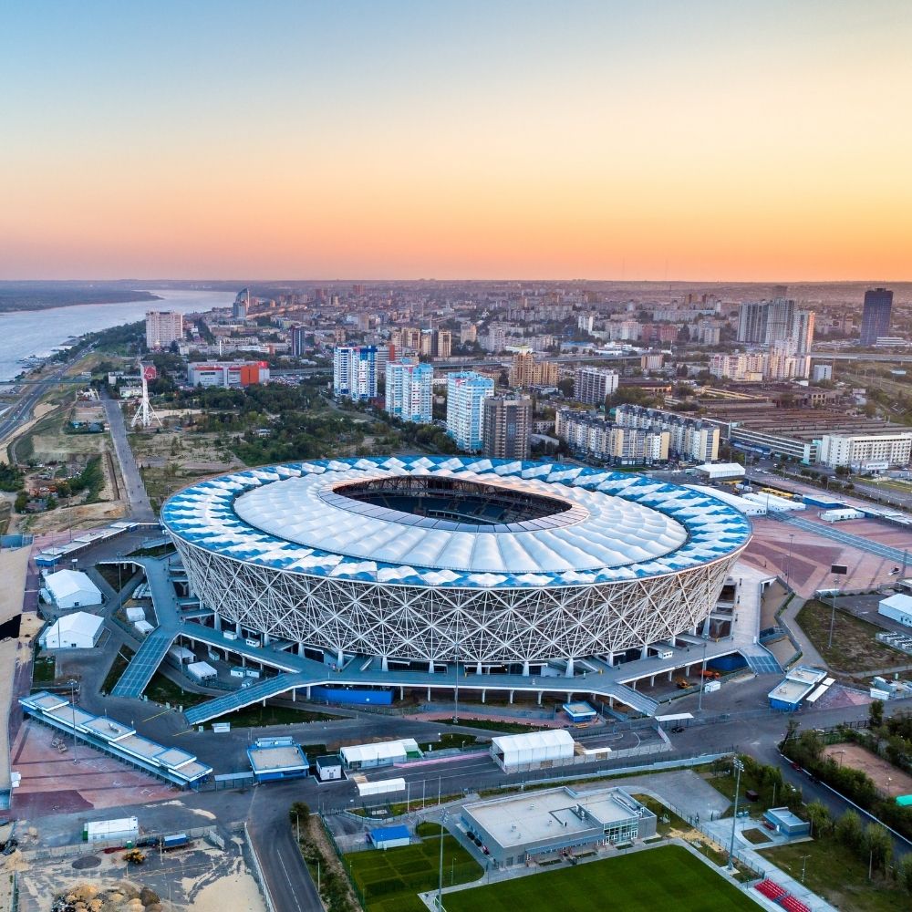 Volgograd Arena equipped with Midea Air Conditioners represented in Malta by Kencar Company Limited