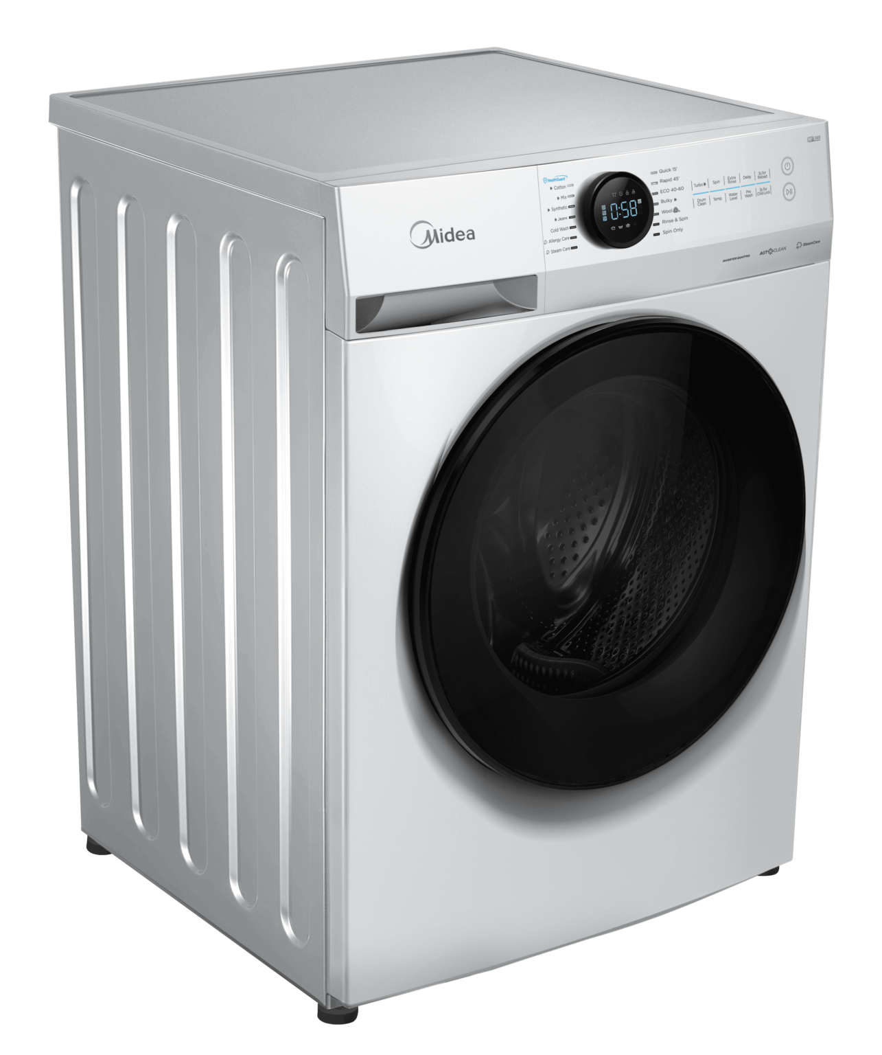 Midea Premium Lunar Series Washing Machine 12kg A Class Wi-Fi Control ...