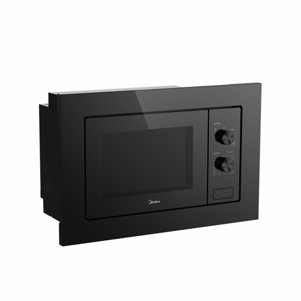 Midea Microwave - Side view showcasing compact design