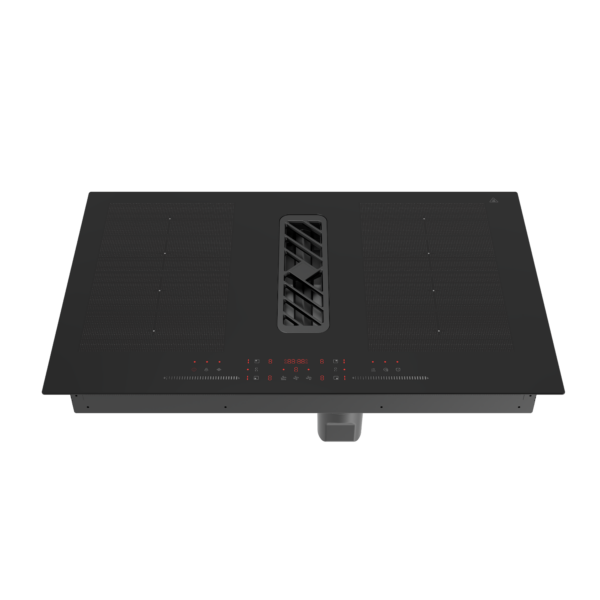 Close-up of Midea Aspiration hob with touch controls