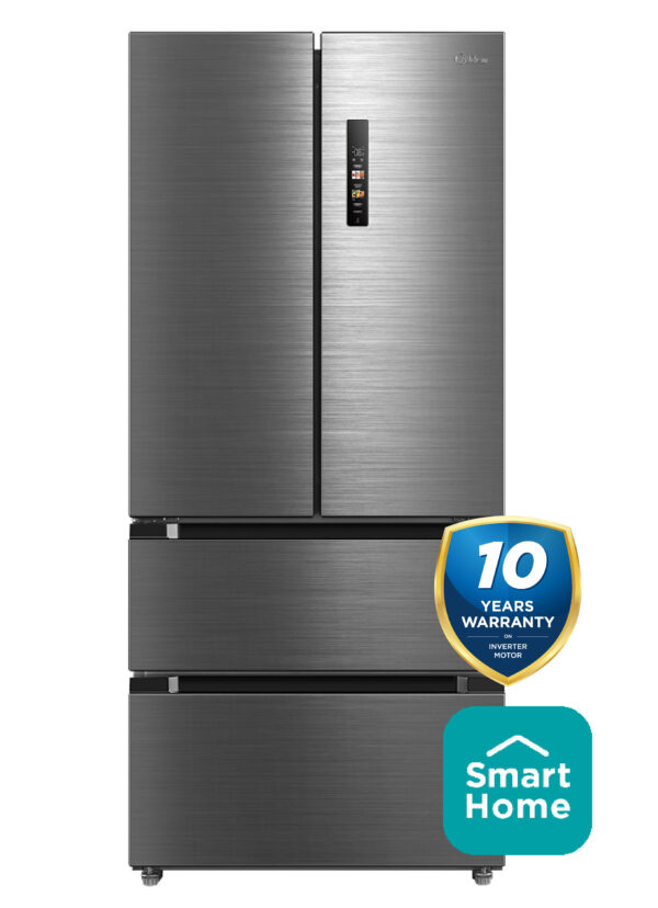 Cool, spacious, and designed to impress — the Midea French Door Fridge Freezer is the ultimate kitchen upgrade.