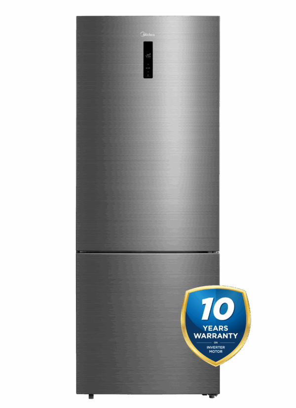 Modern fridge freezer with large storage and sleek design, available in Malta.