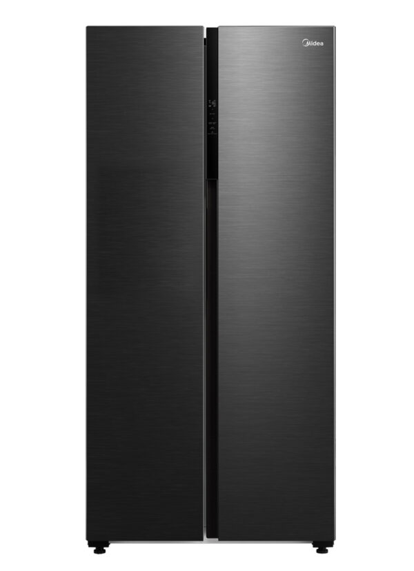 Midea MDRS619FIE45 American Style fridge freezer in dark inox with LED lighting and No Frost technology