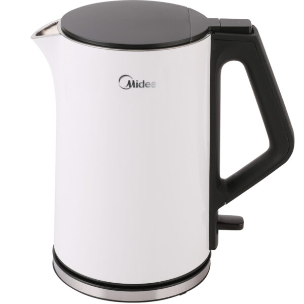 Midea Warm Love 1.5L white kettle with double-wall design