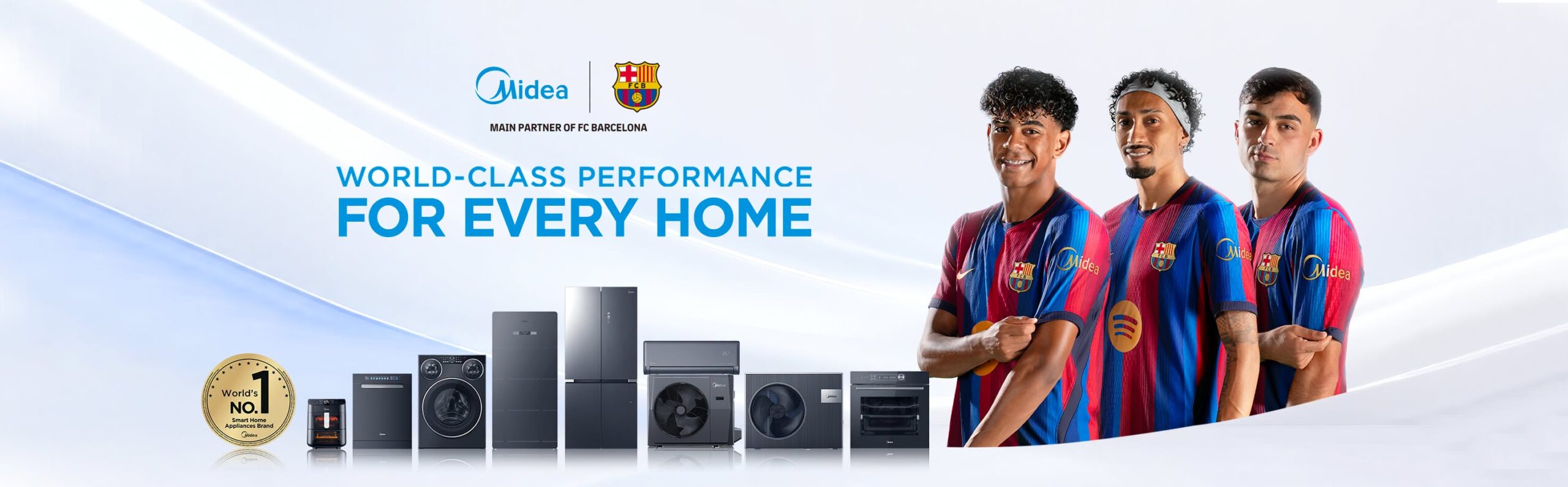 Midea, Main Partner of FC Barcelona - World-class performance for every home